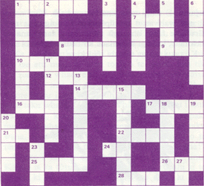 Image of crossword puzzle.